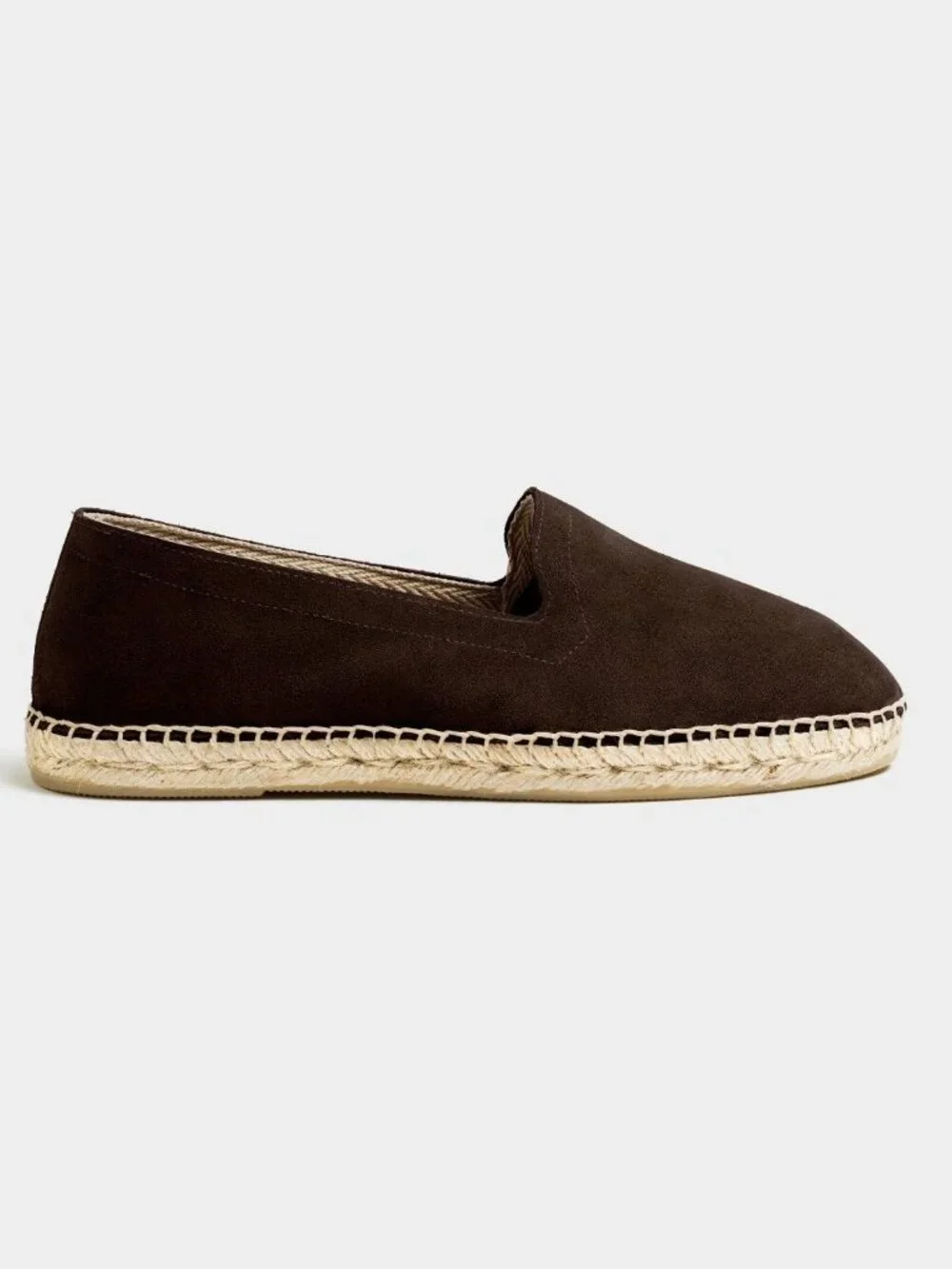NEW The Resort Co Espadrilles Dark Brown Suede